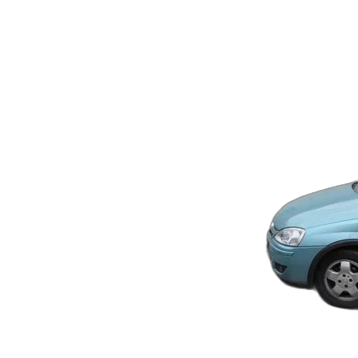car, 3d render, blue, fire, hydrant, stands, between, two transparent PNG cut-out