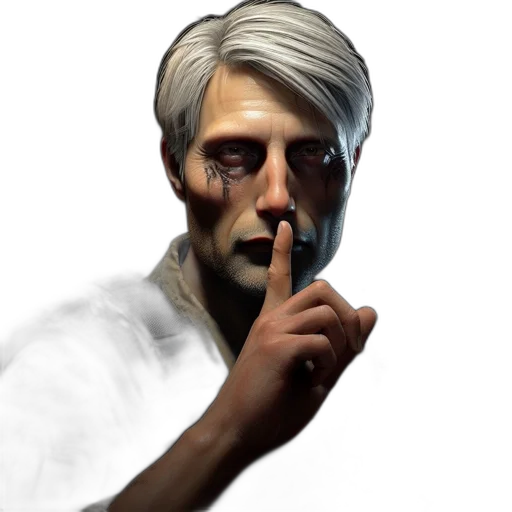 face, mask, staff, weapon, concept art, photorealistic, 3d render, comic book art transparent PNG cut-out