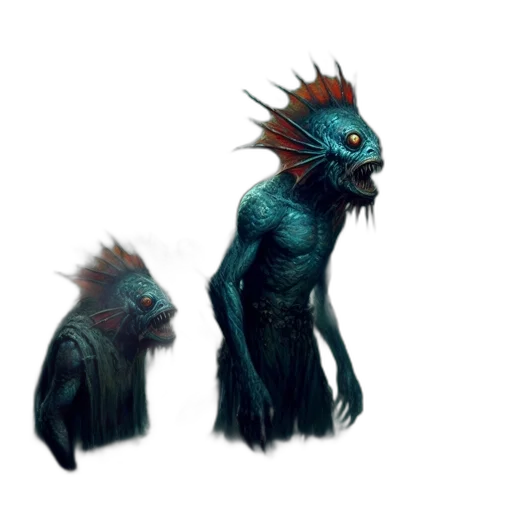 creature, dragon, animal, hair, concept art, fantasy art, 3d render, comic book art transparent PNG cut-out