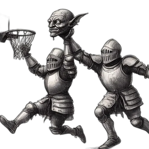 concept art, fantasy art, 3d render, comic book art, illustration, two, knights, engage transparent PNG cut-out