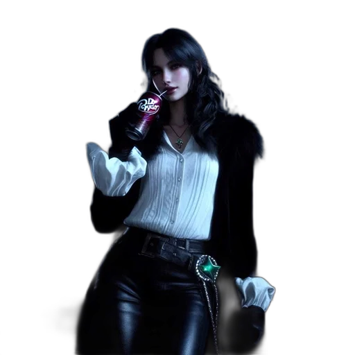 staff, jacket, jewelry, weapon, concept art, fantasy art, cyberpunk, pixel art transparent PNG cut-out