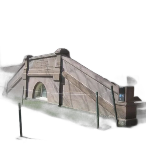 building, umbrella, staff, concept art, 3d render, photorealistic, watercolor, fog transparent PNG cut-out