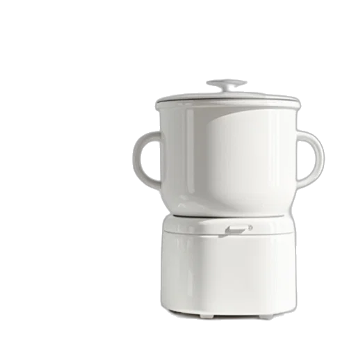 robot, food, furniture, 3d render, photorealistic, image, white, kitchen transparent PNG cut-out