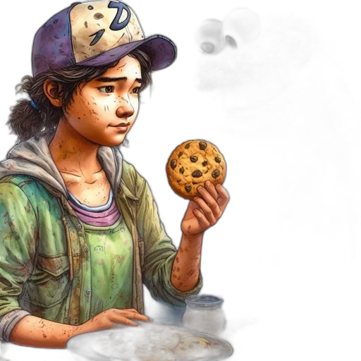 food, jewelry, concept art, photorealistic, fantasy art, comic book art, pastel, young transparent PNG cut-out