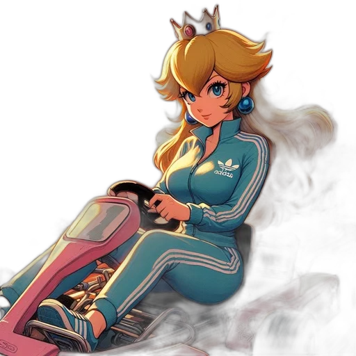 crown, car, weapon, concept art, vaporwave, pixel art, fantasy art, fire transparent PNG cut-out