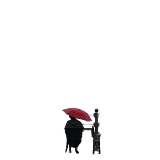 umbrella, staff, hat, weapon, pixel art, concept art, photorealistic, 3d render transparent PNG cut-out