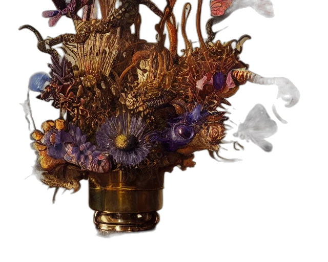 crown, mask, staff, dragon transparent PNG cut-out