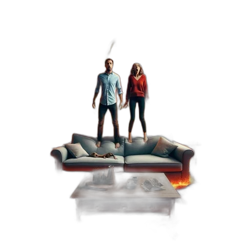 furniture, jacket, concept art, 3d render, underwater, outer space, fog, living transparent PNG cut-out