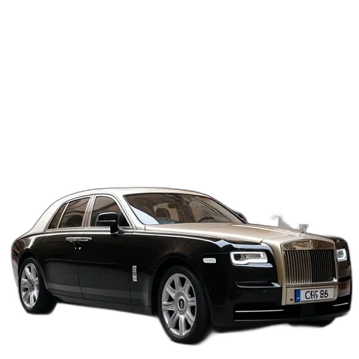 car, 3d render, photorealistic, rolls, royce, outside, shang, palace transparent PNG cut-out