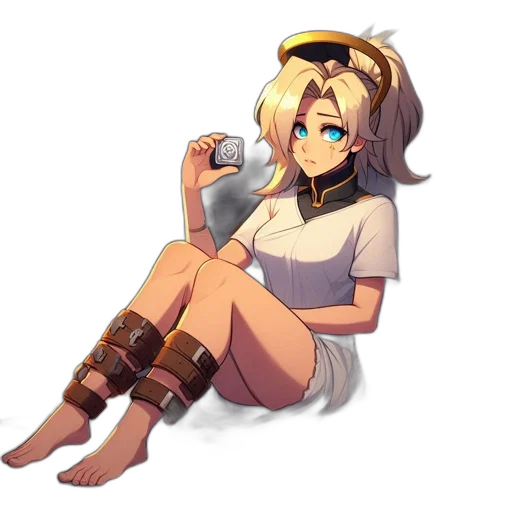 staff, weapon, sword, robot, pixel art, concept art, anime, fantasy art transparent PNG cut-out