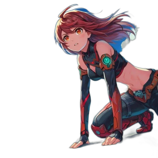 robot, weapon, creature, sword, concept art, anime, cyberpunk, fantasy art transparent PNG cut-out