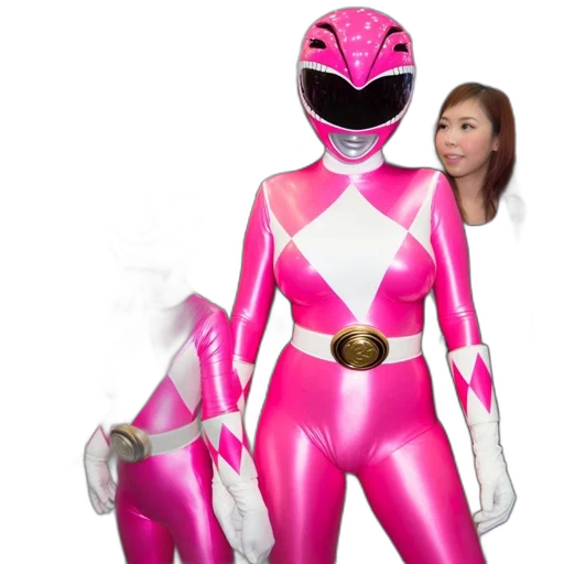 robot, mask, vaporwave, 3d render, concept art, pastel, two, individuals transparent PNG cut-out