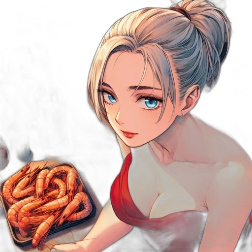 food, face, jewelry, weapon, anime, concept art, fantasy art, cartoon transparent PNG cut-out