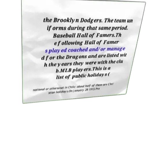 poster, featuring, brooklyn, dodgers, including, information, about, their transparent PNG cut-out