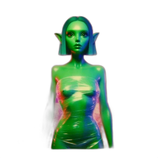 dress, creature, mask, jewelry, 3d render, concept art, fantasy art, pixel art transparent PNG cut-out