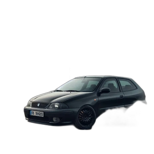 car, weapon, photorealistic, 3d render, concept art, seat, ibiza, stands transparent PNG cut-out