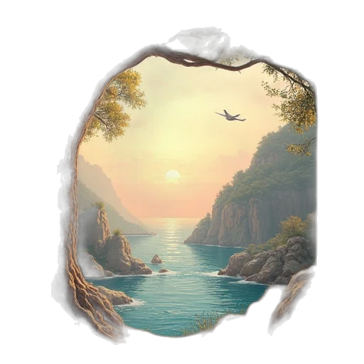 fantasy art, concept art, photorealistic, oil painting transparent PNG cut-out