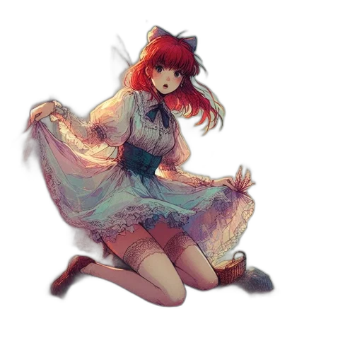 dress, creature, dragon, animal, watercolor, concept art, pixel art, fantasy art transparent PNG cut-out