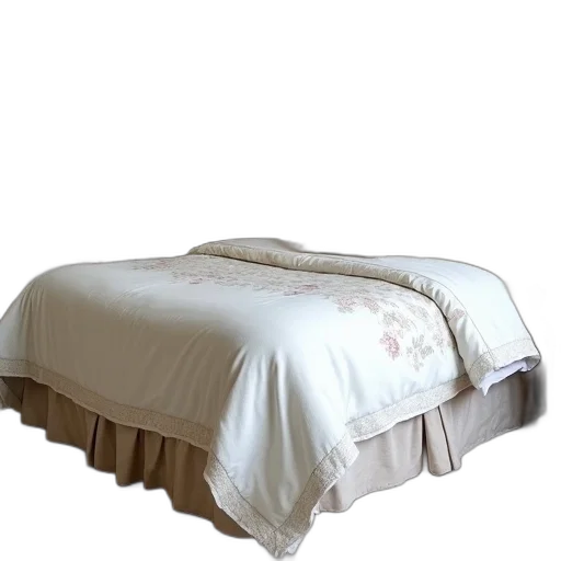 furniture, crown, umbrella, 3d render, photorealistic, cozy, bedroom, large transparent PNG cut-out