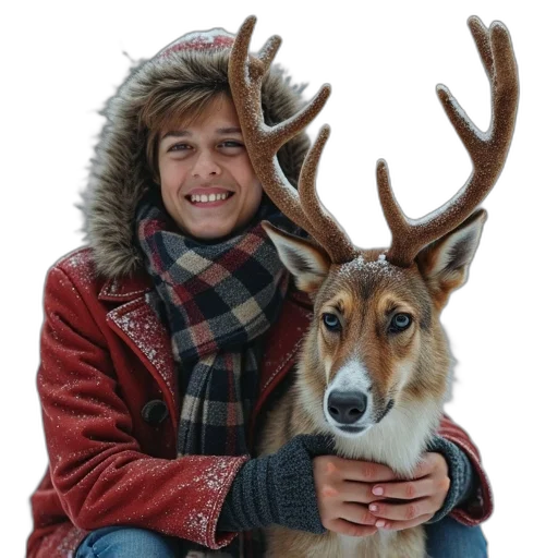 animal, hat, creature, crown, photorealistic, concept art, 3d render, oil painting transparent PNG cut-out