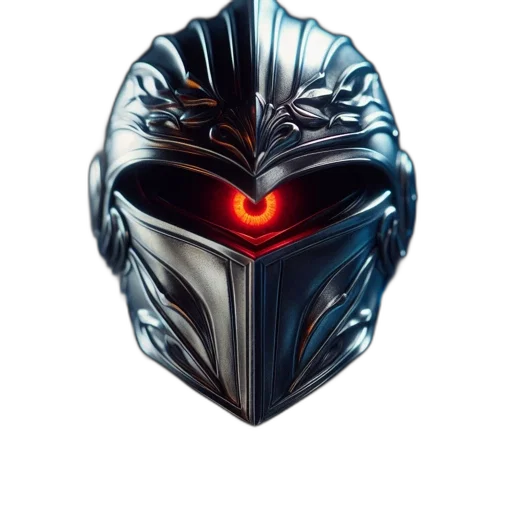 mask, robot, face, crown, concept art, fantasy art, 3d render, cyberpunk transparent PNG cut-out