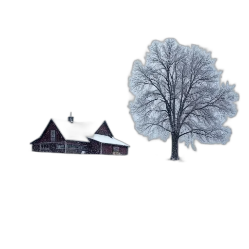 tree, building, umbrella, hat, photorealistic, concept art, watercolor, 3d render transparent PNG cut-out