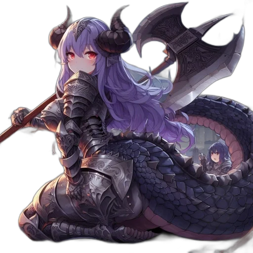 dragon, sword, weapon, creature, fantasy art, concept art, pixel art, anime transparent PNG cut-out