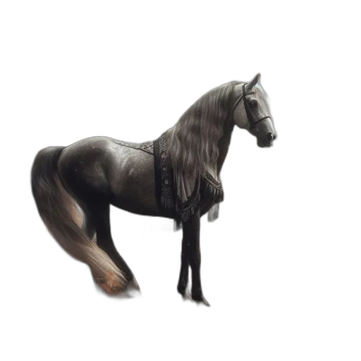 animal, creature, hair, staff, 3d render, photorealistic, concept art, fantasy art transparent PNG cut-out