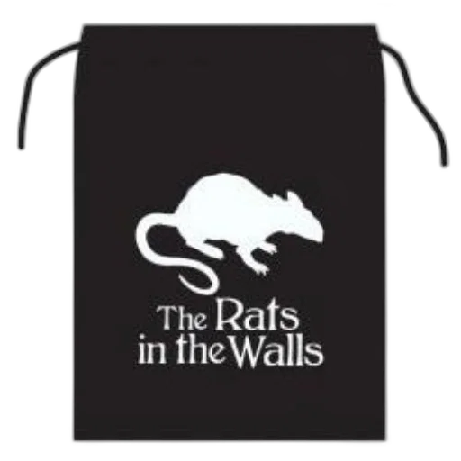 black, drawstring, bag, white, rat, silhouette, text, rats transparent PNG cut-out