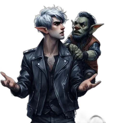 jacket, concept art, fantasy art, comic book art transparent PNG cut-out