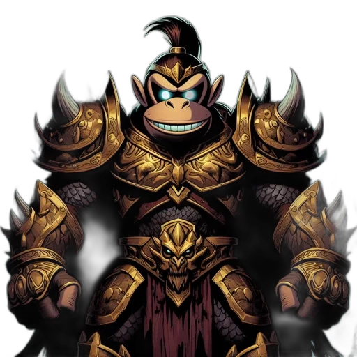mask, staff, crown, fantasy art, concept art, pixel art, comic book art, dark transparent PNG cut-out