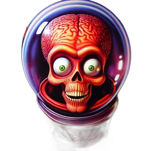mask, 3d render, photorealistic, concept art, vivid, artwork, large, alarmed-looking transparent PNG cut-out