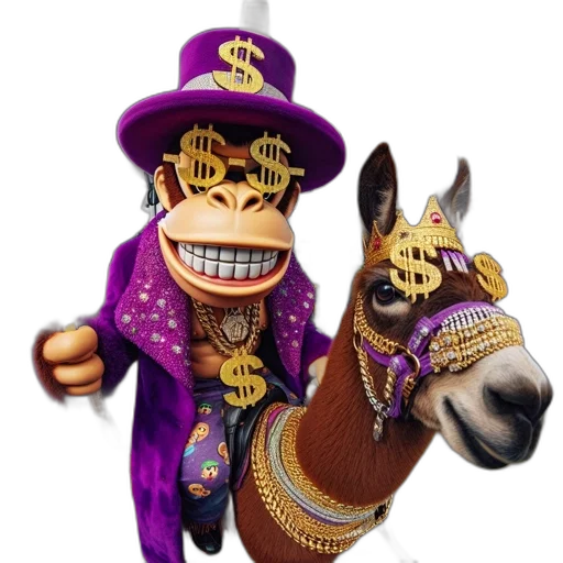 jewelry, animal, mask, hat, 3d render, concept art, cartoon, individual transparent PNG cut-out