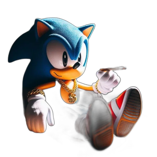 shoes, animal, concept art, 3d render, pixel art, comic book art, blue, sonic transparent PNG cut-out