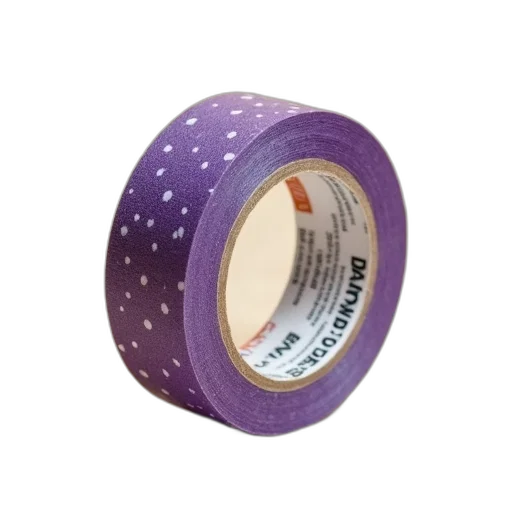 jewelry, roll, purple, fabric, tape, black, white, polka transparent PNG cut-out