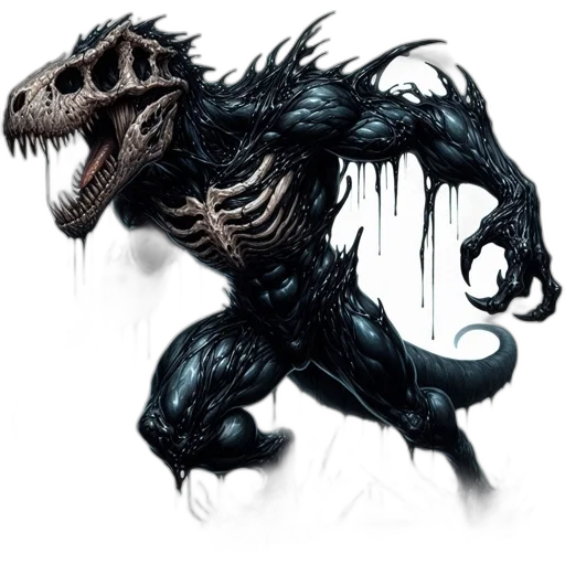 creature, dragon, animal, concept art, fantasy art, comic book art, photorealistic, skeletal transparent PNG cut-out