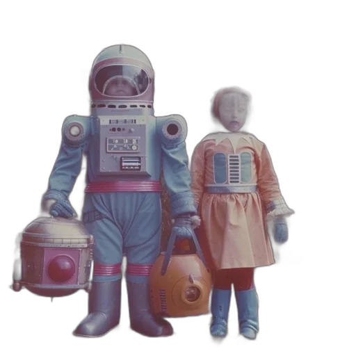 robot, mask, jacket, concept art, 3d render, pixel art, watercolor, outer space transparent PNG cut-out