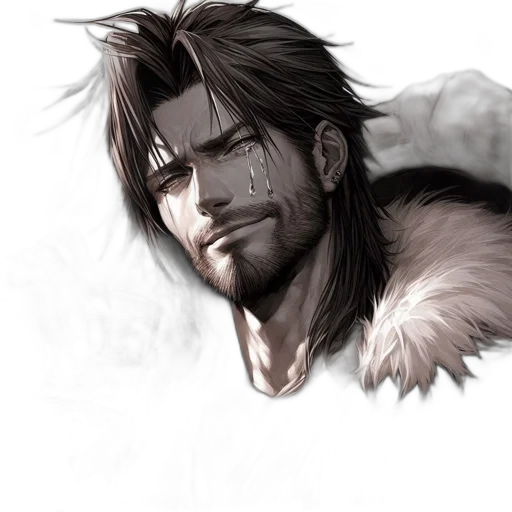 face, fantasy art, photorealistic, concept art, comic book art, monochrome, illustration, displays transparent PNG cut-out