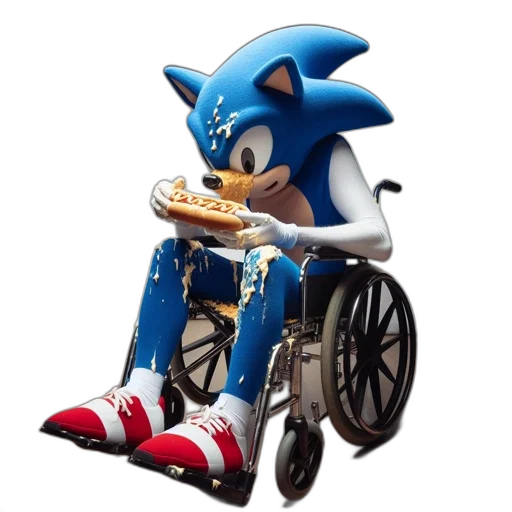 food, animal, robot, creature, concept art, 3d render, pixel art, sonic transparent PNG cut-out