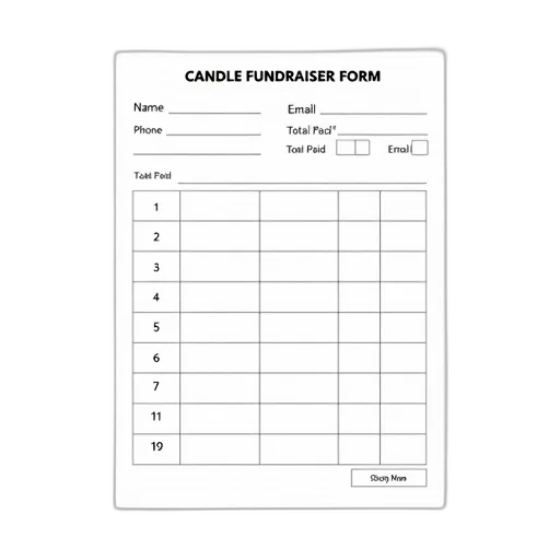 furniture, blank, unmarked, candle, fundraiser, form, grid, layout transparent PNG cut-out