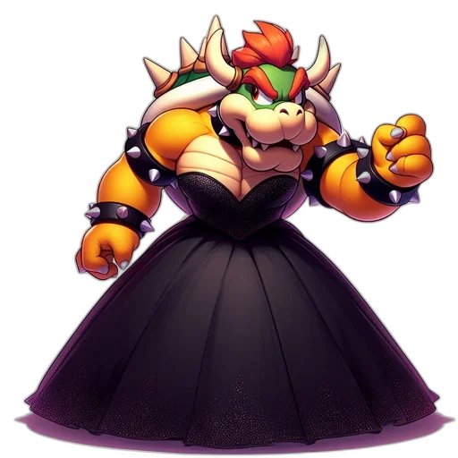 dress, crown, weapon, animal, concept art, pixel art, 3d render, anthropomorphic transparent PNG cut-out