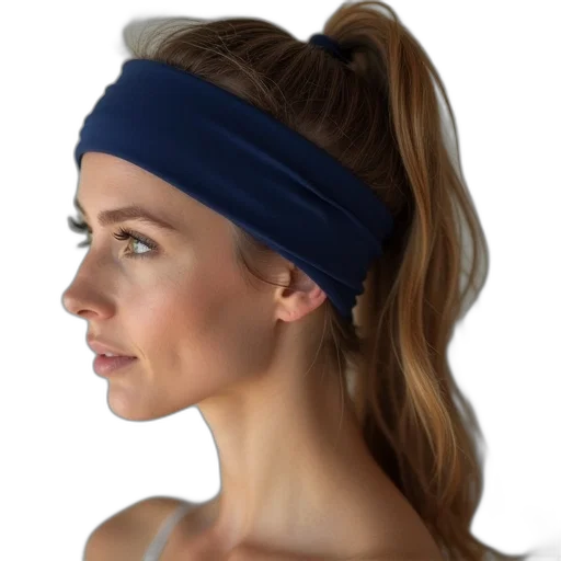 hat, crown, photorealistic, lulu, headband, navy transparent PNG cut-out