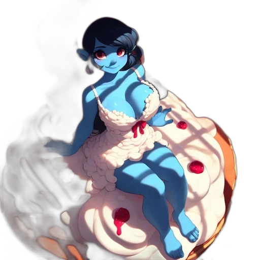 dress, food, staff, creature, concept art, pixel art, fantasy art, anime transparent PNG cut-out
