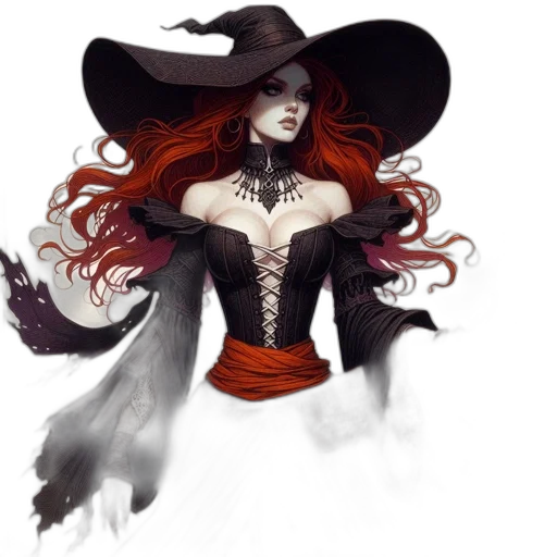 dress, fantasy art, concept art, pixel art, comic book art, dark, red, monochrome transparent PNG cut-out