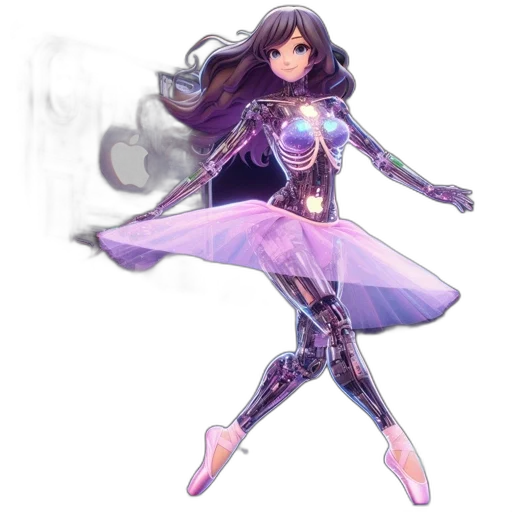 dress, weapon, robot, concept art, fantasy art, pixel art, 3d render, pastel transparent PNG cut-out