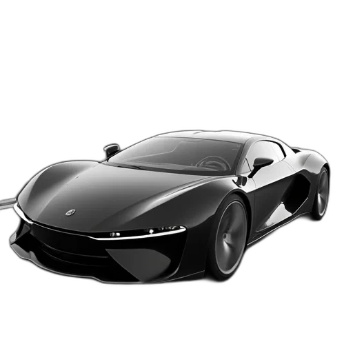 car, weapon, 3d render, photorealistic, concept art, cartoon, monochrome, black transparent PNG cut-out