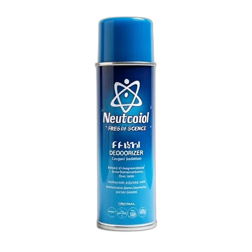 bottle, can, neutradol, carpet, deodorizer, blue, white, label transparent PNG cut-out