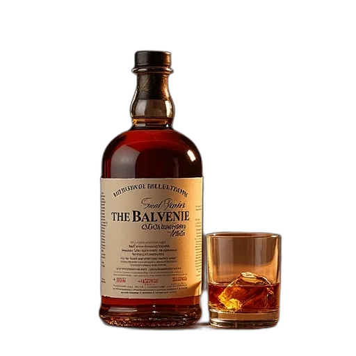 bottle, balvenie, doublewood, year, old, whisky transparent PNG cut-out