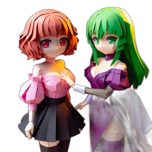 dress, 3d render, concept art, pixel art, anime, outer space, green, monochrome transparent PNG cut-out