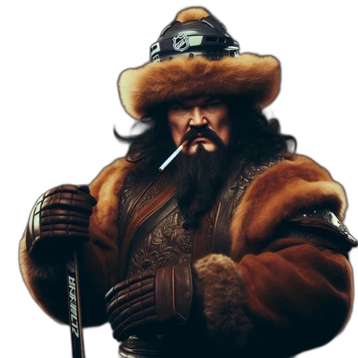 staff, hat, jacket, weapon, concept art, fantasy art, photorealistic, 3d render transparent PNG cut-out
